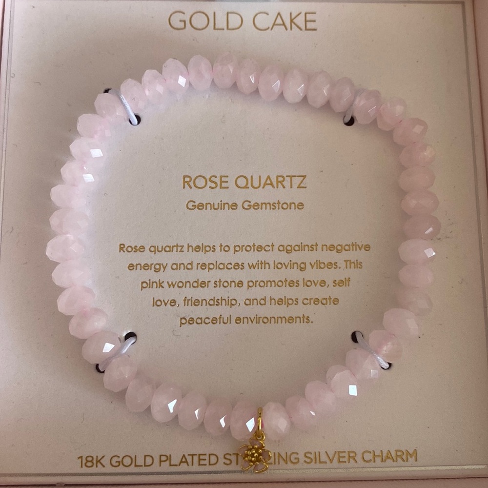 Rose quartz bracelet